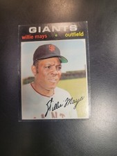 1971 Topps Willie Mays Card 600