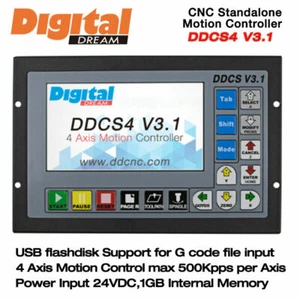 4 Axis Motion Controller Offline CNC 500KHz CNC Standalone Control DDCS V3.1 - Afbeelding 1 van 7