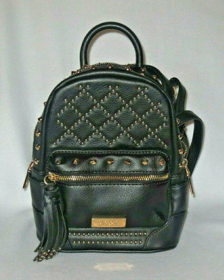 MOCHILA BEBE JOAN TERCIOPELO PEDRERÍA CON TACHUELAS Foto 1 de 4