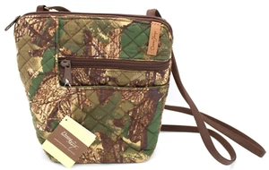Donna Sharp Crossbody Purse Kentucky Camo PENNY BAG Brown/green New with Tags - Picture 1 of 22