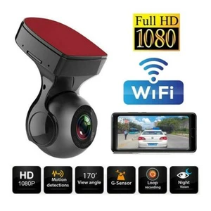 170° WiFi Dash Cam Recorder Car Camera HD 1080P Car DVR Vehicle Video G-Sensor - Picture 1 of 12