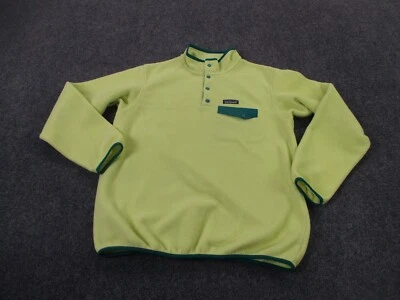 Patagonia Jacket Women L Yellow Snap T Fleece Synchilla Sweater Outdoors Camping - Image 1 of 4