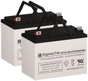 Pride Victory  Battery Set of 2 X 12V 35AH - Picture 1 of 6