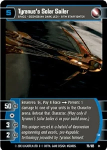 STAR WARS FREE JEDI GUARDIANS BOOSTER + TYRANUS'S SOLAR SAILER (B) FOIL NM scrat - Picture 1 of 2