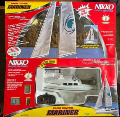 Nikko Mariner RC Radio Control Segelboot Neu Vintage - Bild 1 von 4
