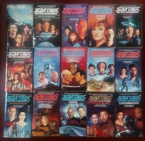 Mixed Assorted Lot of 89 Star Trek TNG and Crossover Books