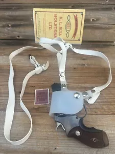 Vintage Null Early SMZ Shoulder Holster For S&W Model 36 J Frame Chief Revolver - Picture 1 of 4