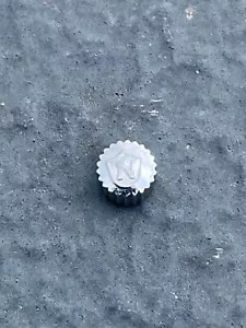 NOS vintage swiss NIVADA s/s crown 4.00mm X 3.00mm STEM 0.90 ROOF TOP type logo! - Picture 1 of 3