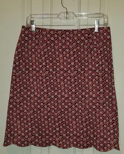 Beautiful, Never Worn HAROLDS Spandex Scalloped Bottom Sport Skirt white pink br - Picture 1 of 5