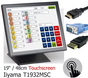 48cm 19 " Iiyama ProLITE T1932MSC Quality Touchscreen Monitor Dp HDMI W602 - Picture 1 of 1