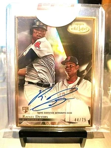 2018 RAFAEL DEVERS #44/75 TOPPS GOLD LABEL ROOKIE "AUTO" #FA-RD SEALED GEM. - Picture 1 of 9
