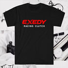 Exedy Racing Clutch Logo Men's Black T-Shirt Size S to 5XL