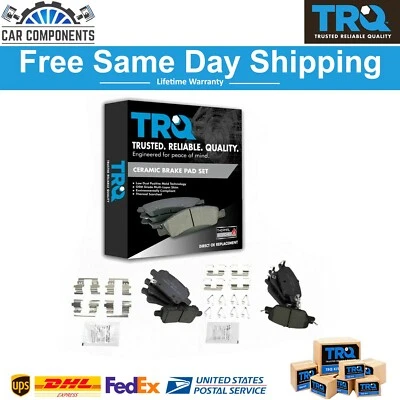 Nuevo kit de pastillas de freno de disco cerámicas delanteras traseras TRQ para Honda CR-V 2017-2020 Foto 1 de 4