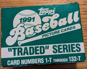 1991 Topps Traded Baseball Factory Set - Jeff Bagwell RC, Pudge Rodriguez RC - Picture 1 of 1