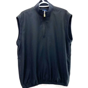 Callaway Men's Quarter Zip Golf Vest Black - Size M - Picture 1 of 6
