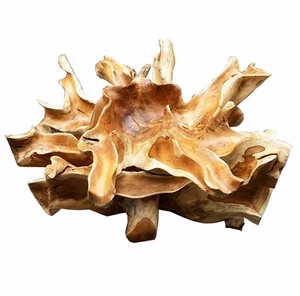 "FREE SHIPPING" 32" Elegant Coffee Table Teak Root wood, One-of-a-kind - Picture 1 of 6
