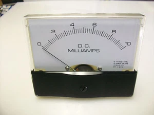 0 - 10 Ma. Dc. "Panel METER NEU 4"" X 3 1/2" - Bild 1 von 2