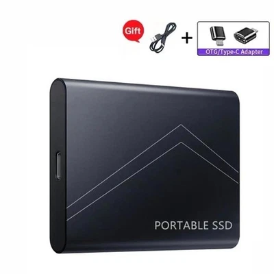 1 TB SSD Festplatte Portable 500 GB Externe HDD für PC Laptop Speichergerät USB - Bild 1 von 4