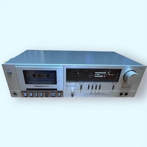 Technics M24  Stereo Cassette Deck Vintage Rare Silver Tested Working Japan - Picture 1 of 12