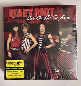 Quiet Riot -  Cum on feel the noise 7” Vinyl & XL t Shirt Box Set - Picture 1 of 3