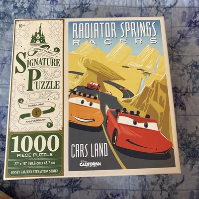 Disney Parks Radiator Springs Racers 1000 Piece Puzzle Cars Land DCA - Image 1 of 3