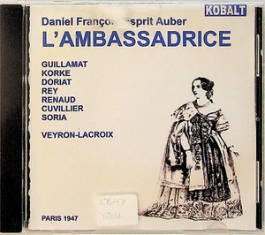 AUBER - L'ambassadrice Studio Rec 1947 Veyron-Lacroix CD GUILLAMAT, AIME DONIAT - Picture 1 of 3