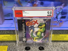 1995 Gex Sony PlayStation PS1 PSX Graded PSA 9.8 A+ Sealed Crystal Dynamics