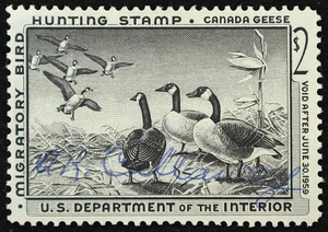 U.S. Used Stamp Scott #RW25 $2 Federal Duck Hunting. Very Fine. Choice! - Picture 1 of 2