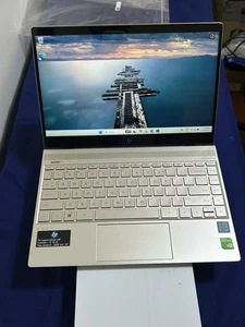 Hp Envy Laptop 13-ad0xx  Windows 11 Home 8GB RAM 128GB Storage Touchscreen - Picture 1 of 11