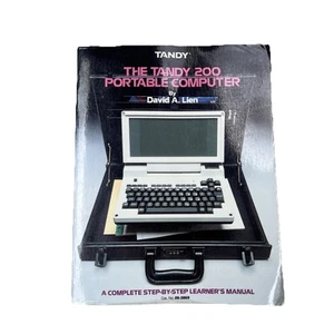 Vintage The Tandy 200 Portable Computer Learners Manual By David A. Lean - Picture 1 of 10