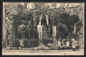 CPA Callian /Var, La Cascade de la Place - Picture 1 of 2