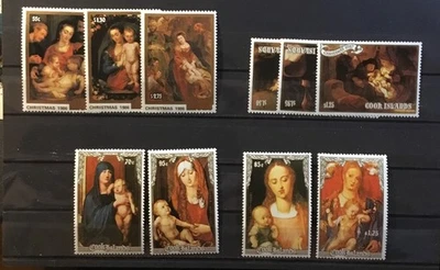 NAVIDAD EN ISLAS COOK. TRES JUEGOS: 1986-1987-1988.    MNH Foto 1 de 4