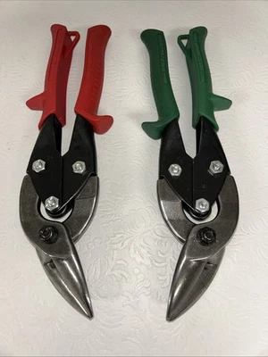 MIDWEST Aviation Snip Set - Left and Right Cut Offset Cut, Left/Right Combo  - Image 1 of 4