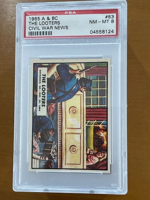 Civil War News A & BC 1965 British Version The Looters #83 NM-MT PSA 8 - Image 1 of 1