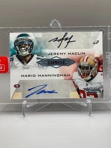 Jeremy Maclin / Mario Manningham 2012 Panini Contenders #4 NFL Ink Combos #/10 - Picture 1 of 2