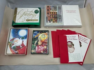Posten Vintage Saison-/Weihnachtskarten, neu, unbenutzt, mit Umschlägen - versiegelte Packungen - Bild 1 von 13