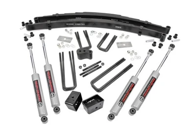 Kit de elevación Rough Country 4" para 86-89 Dodge W100 | 77-93 W150 | Dana 40 - 310,20 Foto 1 de 3