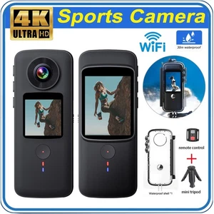 For INSTA 360 4K Wifi Action Camera Waterproof Vlog Sports Selfie Premium Kit US - Picture 1 of 18