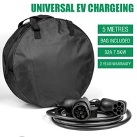 32A EV Charging Cable with bag For Electric Car Plug Charger Type2 To Type2 240V