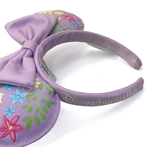 Disney-Park Loungefly Stirnband Blumen Minnie Maus Ohren mit lila Schleife Geschenk - Bild 1 von 8
