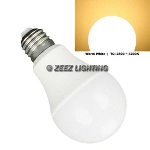 LED Light Bulbs 9W Soft Warm White A19 E26 110V Equivalent 75W Incandescent Lamp - Picture 1 of 12