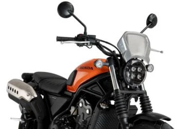 Deflettore Parabrezza In Alluminio Puig Argento Honda CL 500 2023 - 2025 - Immagine 1 di 4