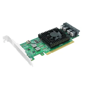 LRNV9347-4I PCI Express 3.0 x16 to 4 x U.2 (SFF-8643) NVMe Switch Adapter - Picture 1 of 5