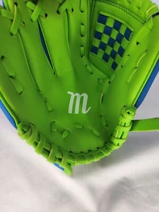 Guanto da baseball destro Marucci Backyard Series Youth verde/blu usato piccolo/med - Foto 1 di 4