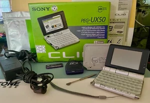 Sony Clié Personal Entertainment Organizer PDA PEG-UX50 Bundle Excellent - Imagen 1 de 9