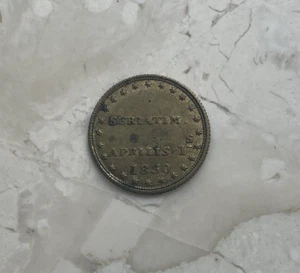 1830-Dated Health & Pleasure Salus Et Voluptas Latin Token - Picture 1 of 2
