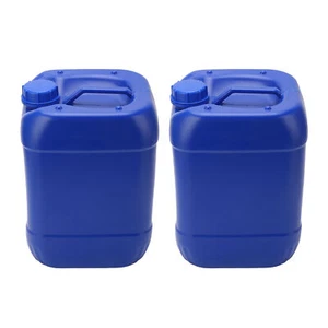 2x 10L HDPE Stacking Barrel Chemical Waste Liquid Bucket Laboratory Storage Cont - Picture 1 of 24