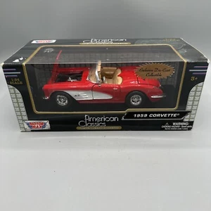 Motor Max American Classics 1959 Corvette Red 1:24 Diecast Fleet Farm - Picture 1 of 8