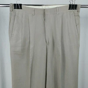 Farah Tuta Uomo Vestito Pantalone Beige Taglia 36x34 - Foto 1 di 5