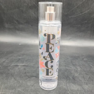 Bath & Body Works Peace Iced Raspberry Bellini Fine Fragrance Mist 8 FL OZ - Picture 1 of 5